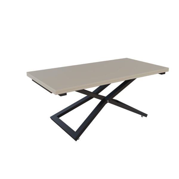 Разтегателна маса Венеция с повдигащ механизъм плот МДФ мат - цвят аметист грей