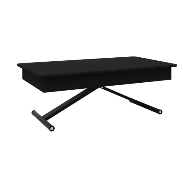 Разтегателна маса Мохито с повдигащ механизъм плот МДФ -черен мат