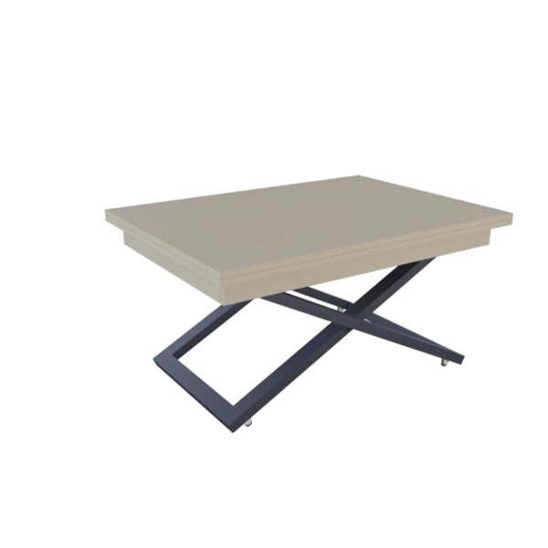 Разтегателна маса Флоренция с повдигащ механизъм плот МДФ мат – цвят аметист грей