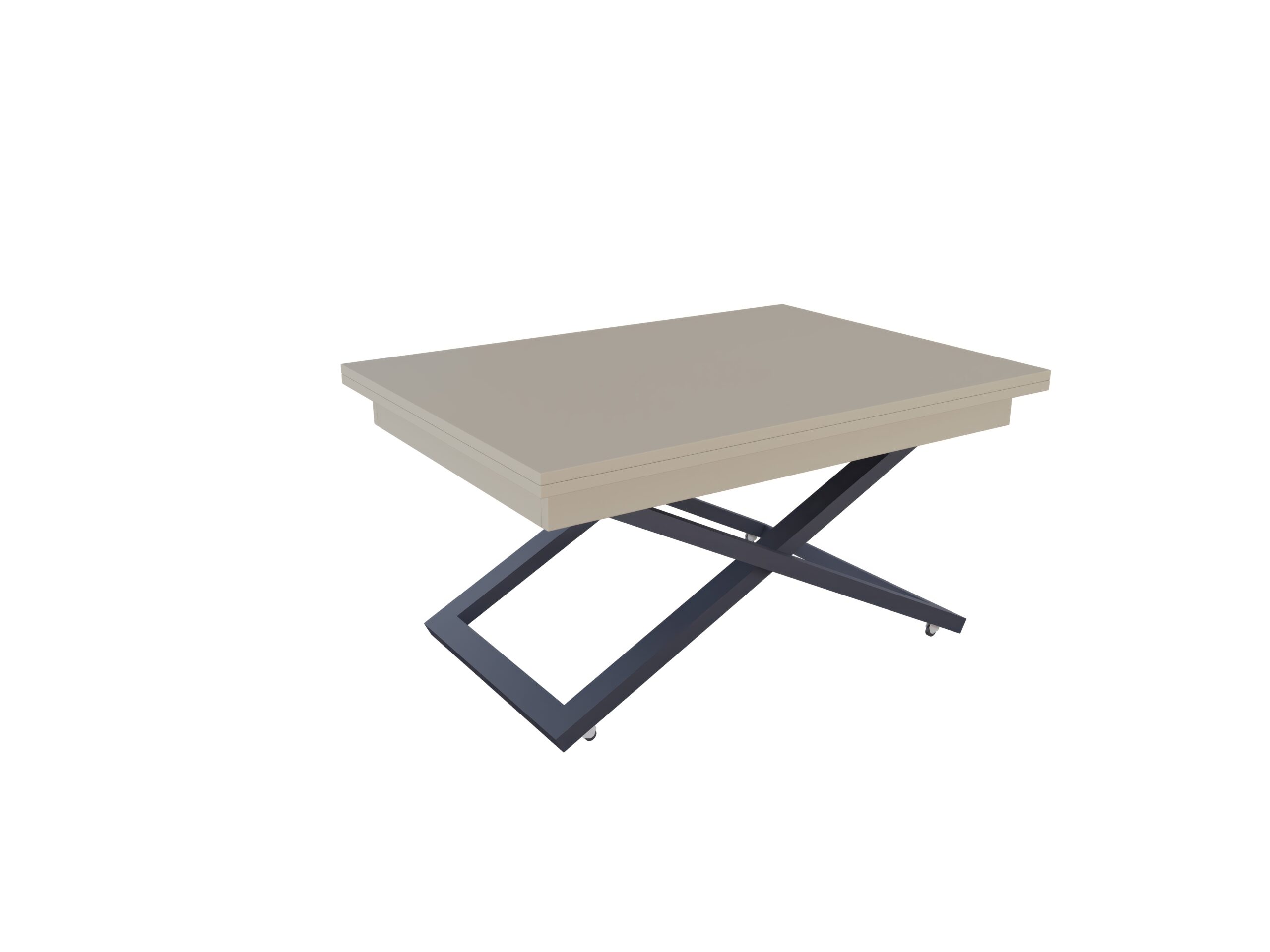 с графит основа Разтегателна маса Флоренция с повдигащ механизъм плот МДФ мат – цвят аметист грей