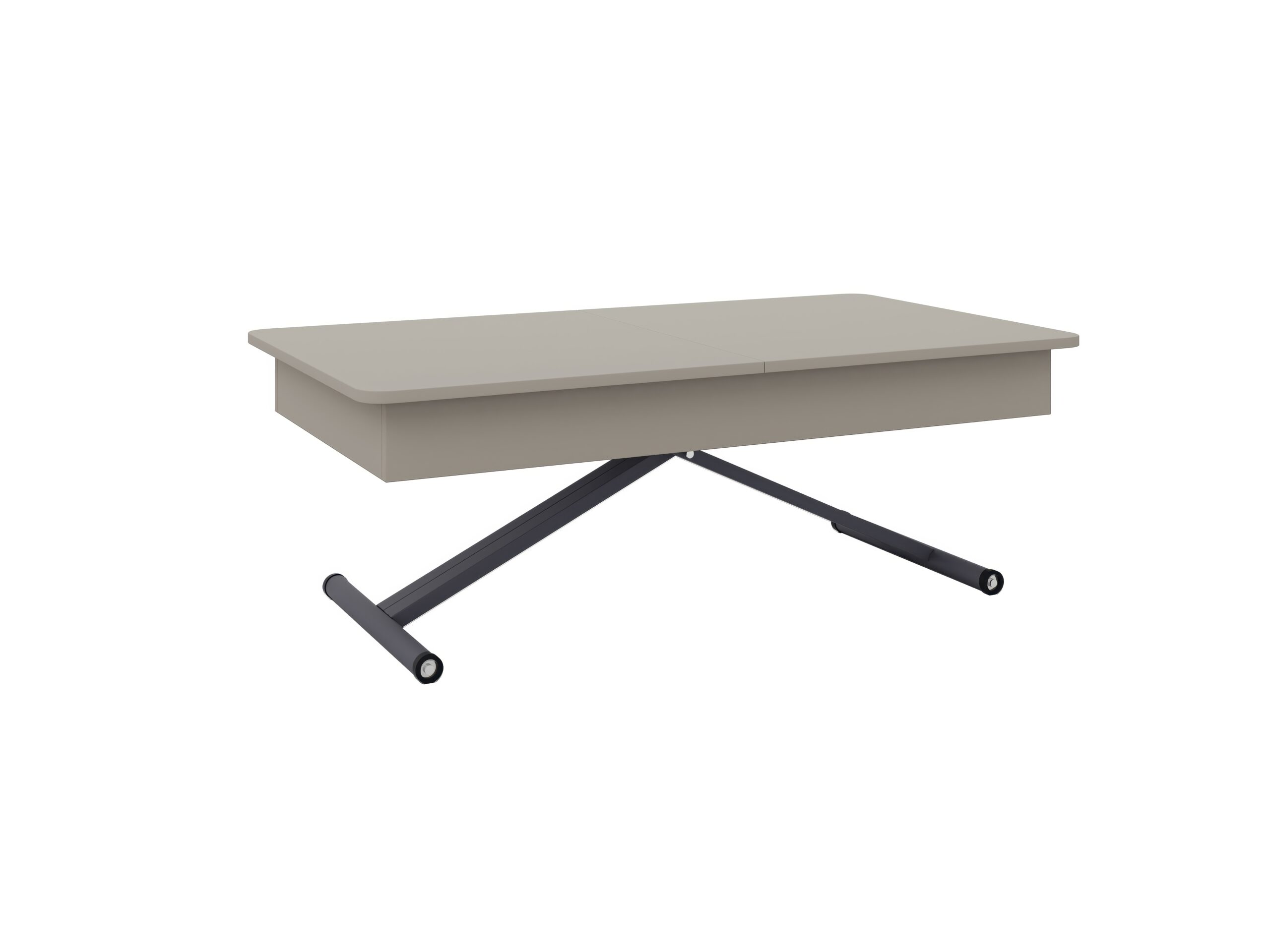 с графит основа Разтегателна маса Мохито с повдигащ механизъм плот МДФ мат – цвят аметист грей