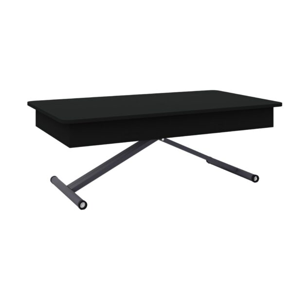 Разтегателна маса Мохито с повдигащ механизъм плот МДФ -черен мат