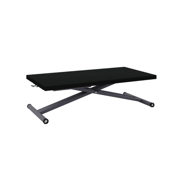 Разтегателна маса Хавана с повдигащ механизъм плот МДФ - черен мат