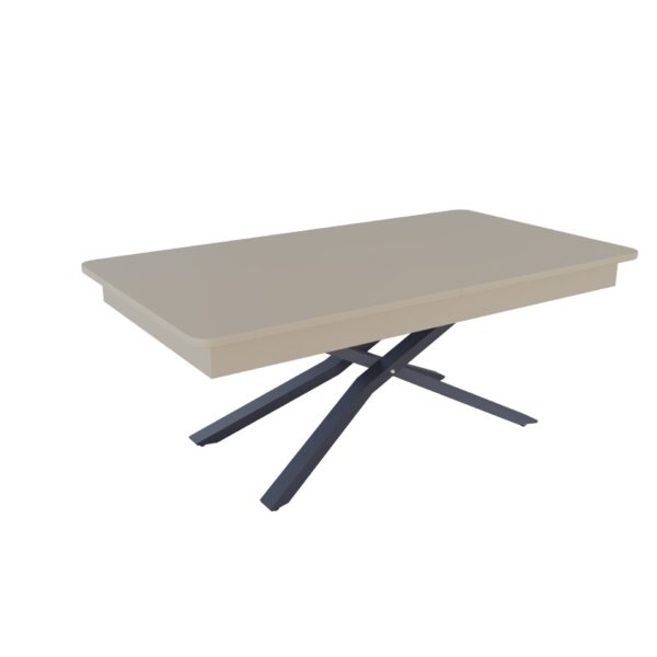 Разтегателна маса Мегара с повдигащ механизъм плот МДФ мат 003 аметист грей