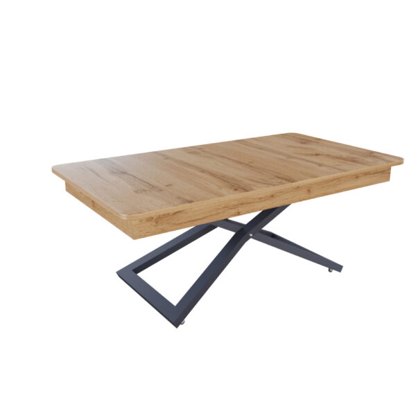 Разтегателна маса Верона с повдигащ механизъм - дъб вотан