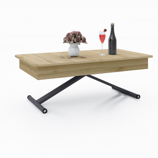 Разтегателна маса Мохито с повдигащ механизъм - дъб вотан