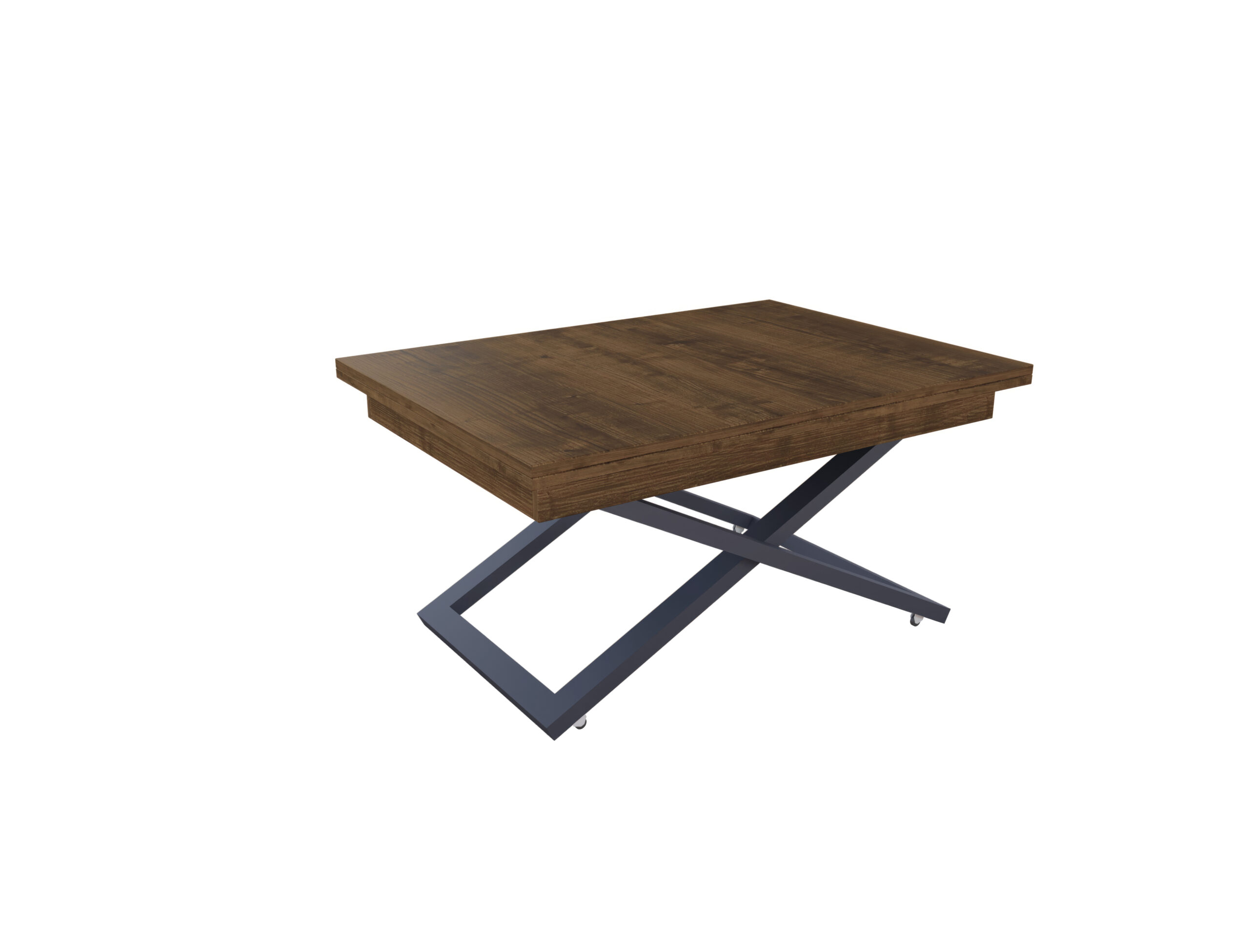 с графит основа(7024) Разтегателна маса Флоренция с повдигащ механизъм - дъб масима