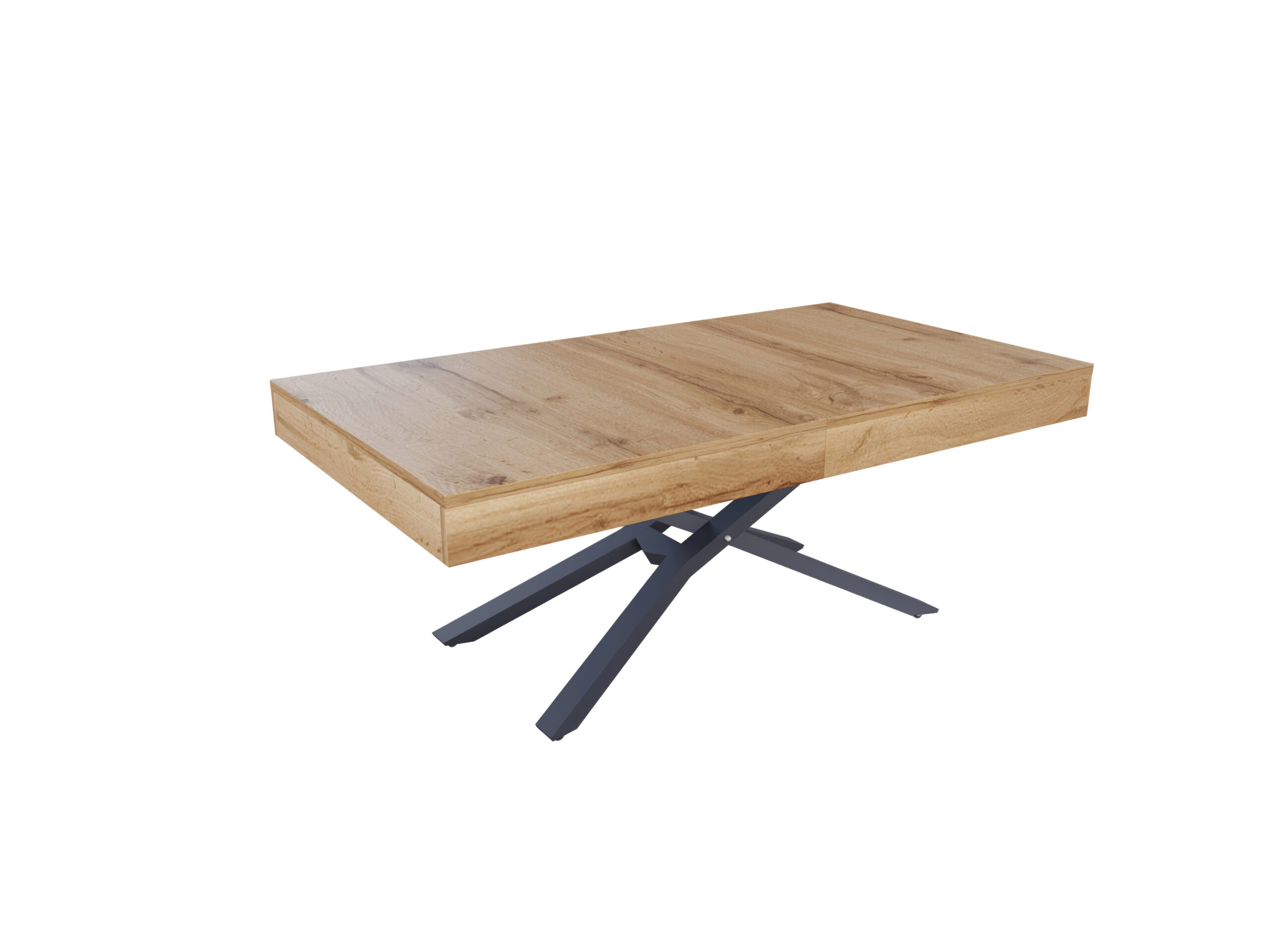 с графит основа(7024) Разтегателна маса Тоскана с повдигащ механизъм - дъб вотан