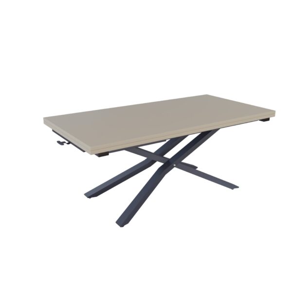 Разтегателна маса Соренто с плот МДФ с повдигащ механизъм мат 003 аметист грей