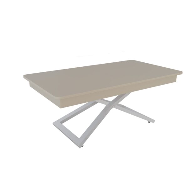 Разтегателна маса Верона с повдигащ механизъм плот МДФ мат - цвят аметист грей