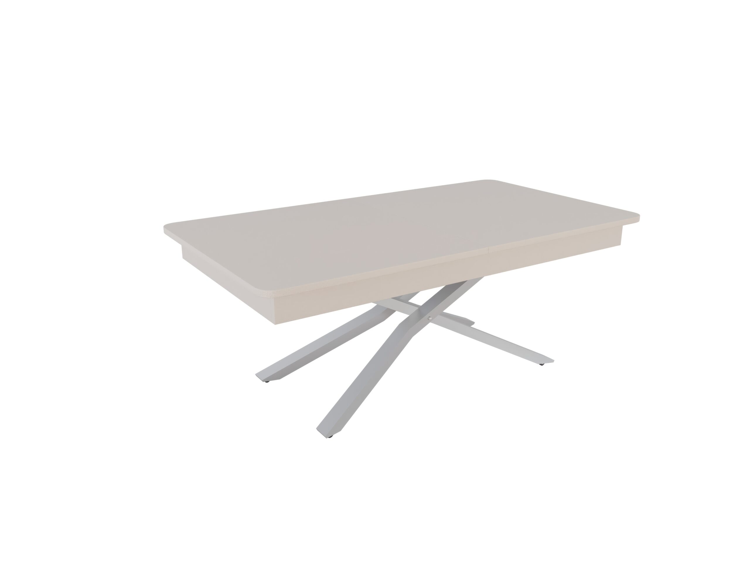 със сива основа Разтегателна маса Мегара с повдигащ механизъм плот МДФ мат 003 аметист грей