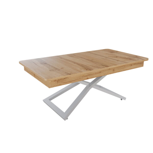 Разтегателна маса Верона с повдигащ механизъм - дъб вотан