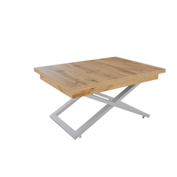 Разтегателна маса Флоренция с повдигащ механизъм - дъб вотан