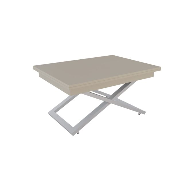 Разтегателна маса Флоренция с повдигащ механизъм плот МДФ мат – цвят аметист грей