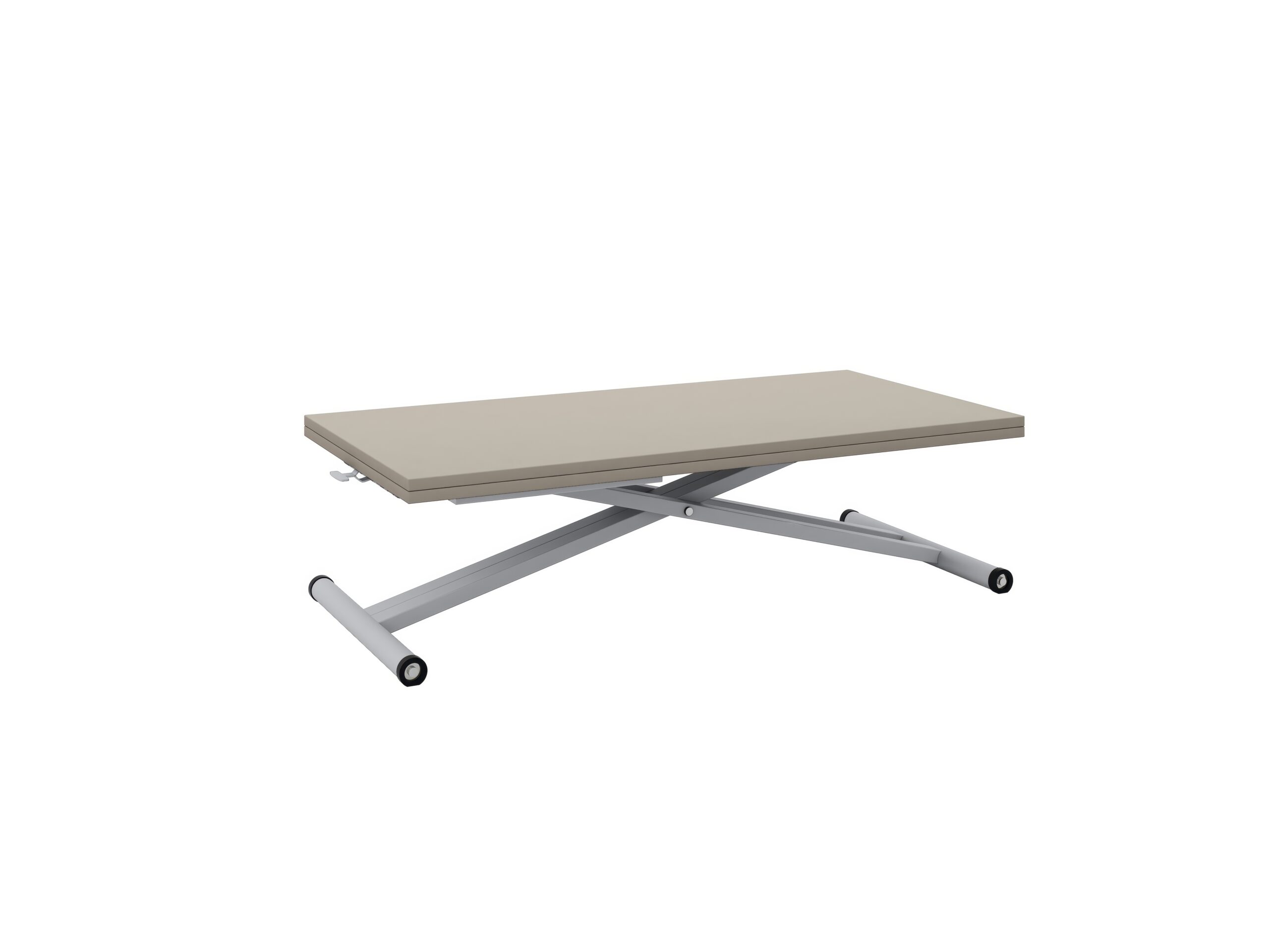 със светлосива основа Разтегателна маса Хавана с повдигащ механизъм плот МДФ мат – цвят аметист грей