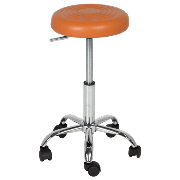 Табуретка с колелца Carmen 3075 - оранжев