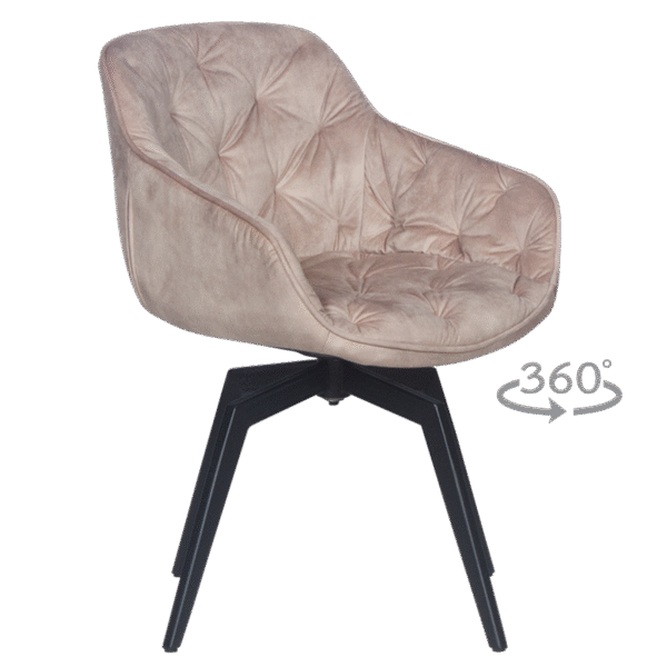 Трапезен стол BUXTON - капучино MJ 1