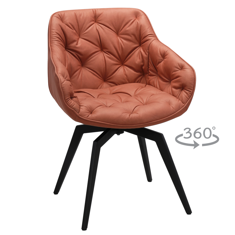 trapezen-stol-buxton-praskova-dx-555 Трапезен стол BUXTON - праскова DX-555