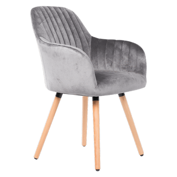 Трапезен стол Carmen 9970 - сив