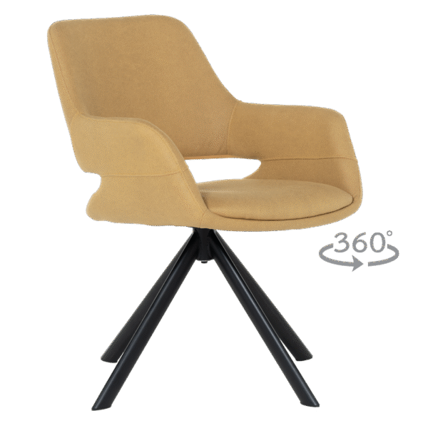 Трапезен стол DEVON - жълт SF 1