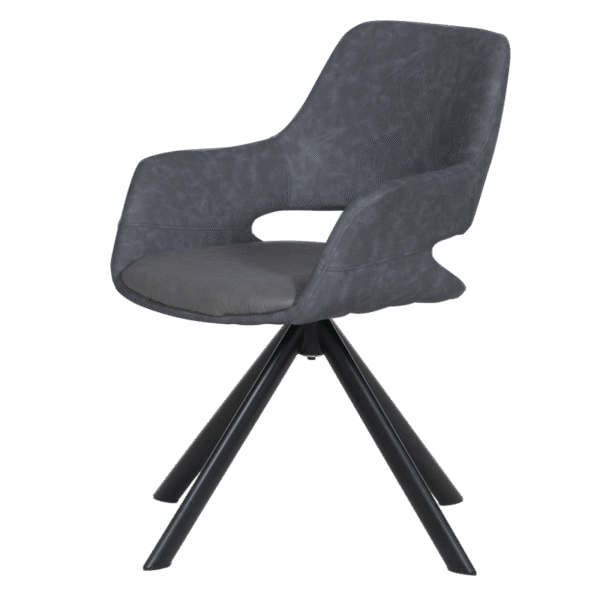 Трапезен стол DEVON - сив SF 2