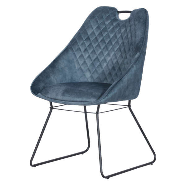 Трапезен стол GEDLING - син MJ 1