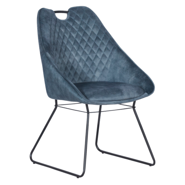 Трапезен стол GEDLING - син MJ 1