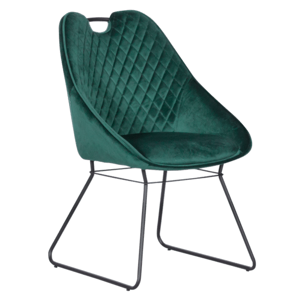 Трапезен стол GEDLING - тъмнозелен BF 2