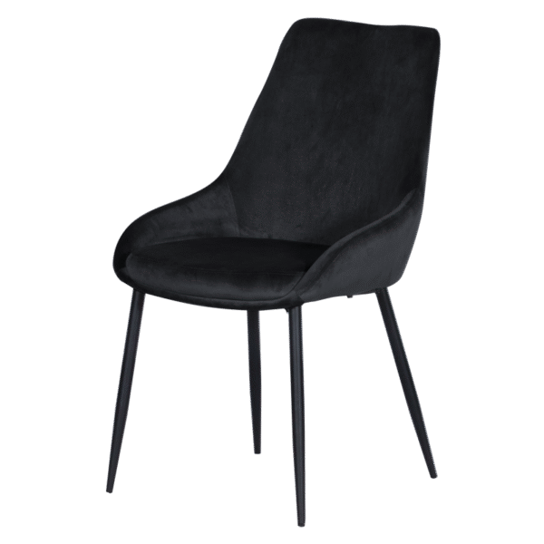 Трапезен стол HEDON - черен BF 2