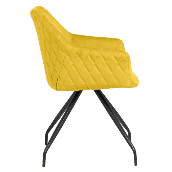 Трапезен стол KENDAL - жълт BF 2