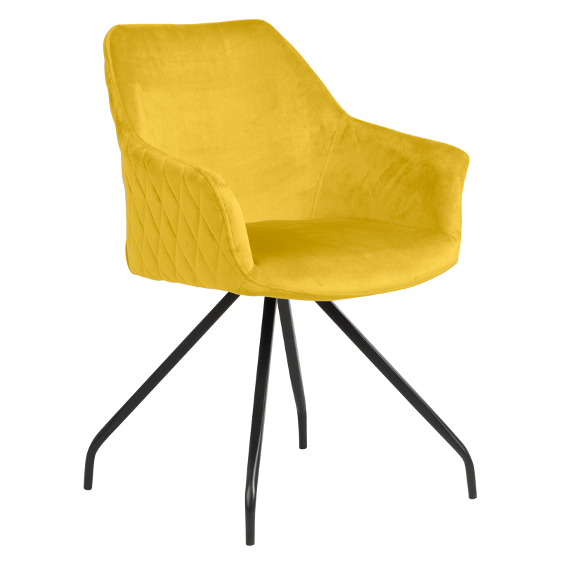 trapezen-stol-kendal-jylt-bf-2 Трапезен стол KENDAL - жълт BF 2