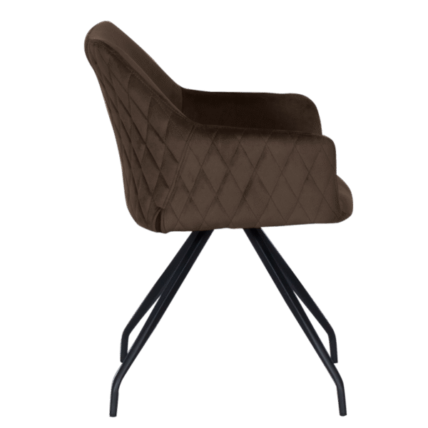 Трапезен стол KENDAL - кафяв BF 2