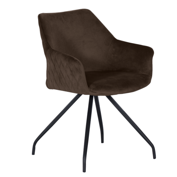 Трапезен стол KENDAL - кафяв BF 2