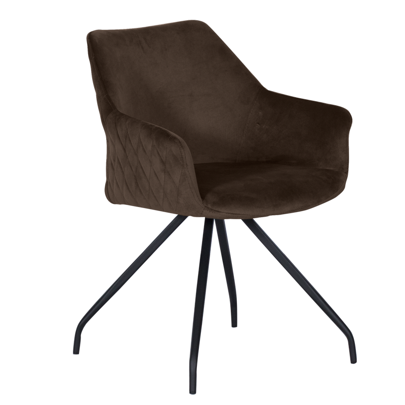 trapezen-stol-kendal-kafjav-bf-2 Трапезен стол KENDAL - кафяв BF 2