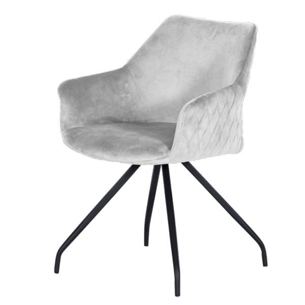 Трапезен стол KENDAL - светлосив BF 2