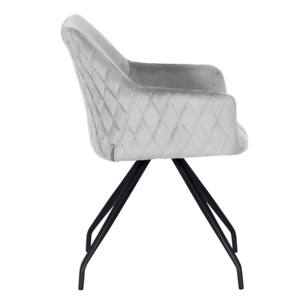 Трапезен стол KENDAL - светлосив BF 2