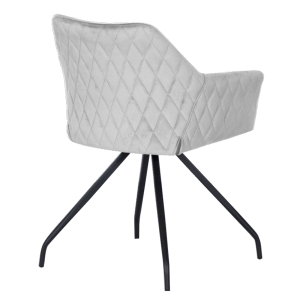 Трапезен стол KENDAL - светлосив BF 2