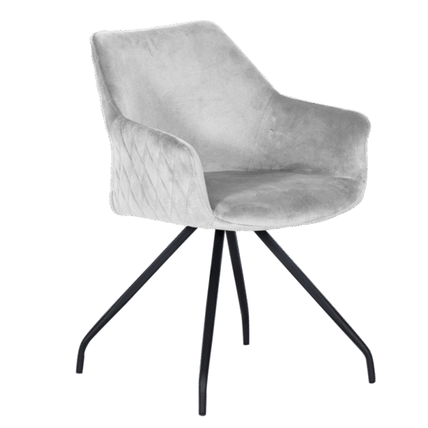 Трапезен стол KENDAL - светлосив BF 2