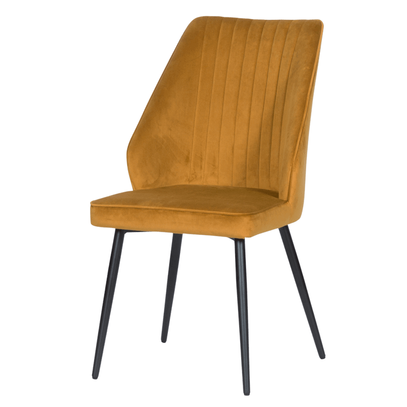 trapezen-stol-laredo-oranjev Трапезен стол LAREDO - горчица