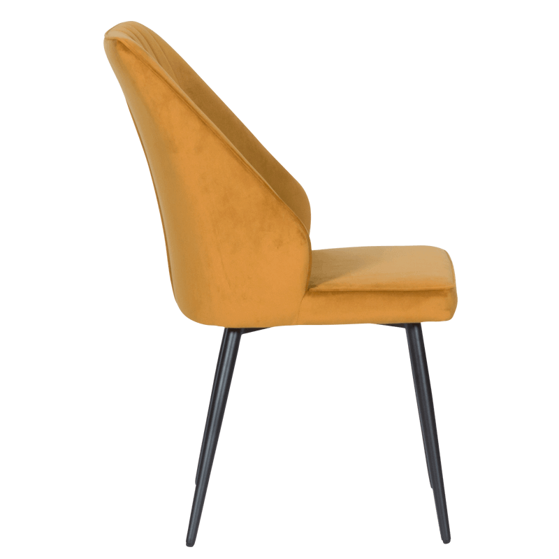 trapezen-stol-laredo-oranjev Трапезен стол LAREDO - горчица