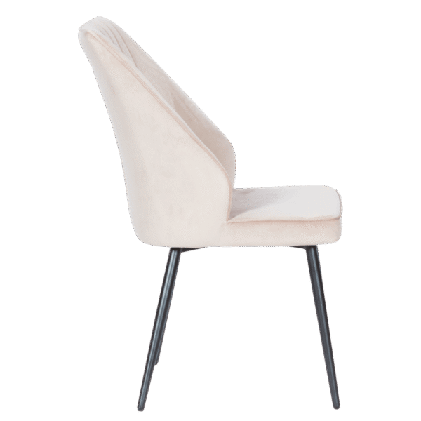 Трапезен стол LAREDO - светъл крем