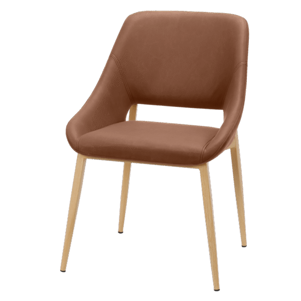 Трапезен стол LUTON - светлокафяв 7