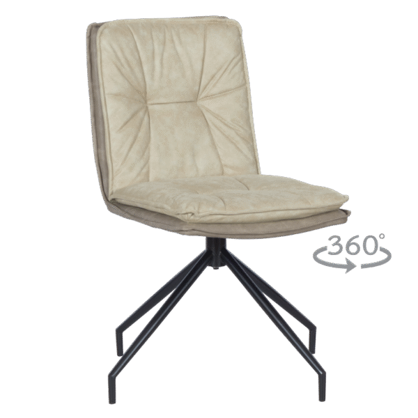 Трапезен стол RAMSEY - шампанско BF 1