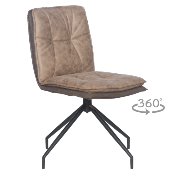 Трапезен стол RAMSEY - светлокафяв BF 1