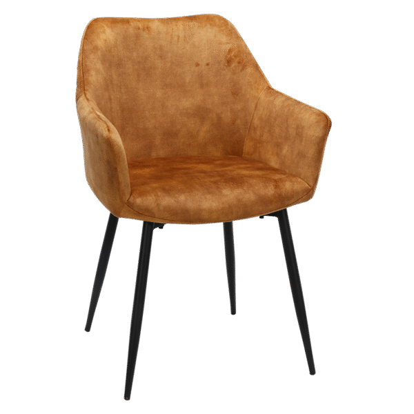 Трапезен стол TIPTON - оранжев MJ 1