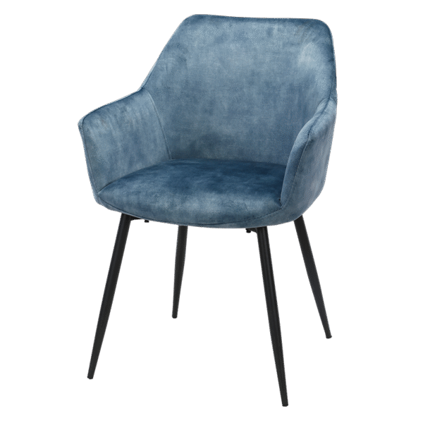 Трапезен стол TIPTON - син MJ 1