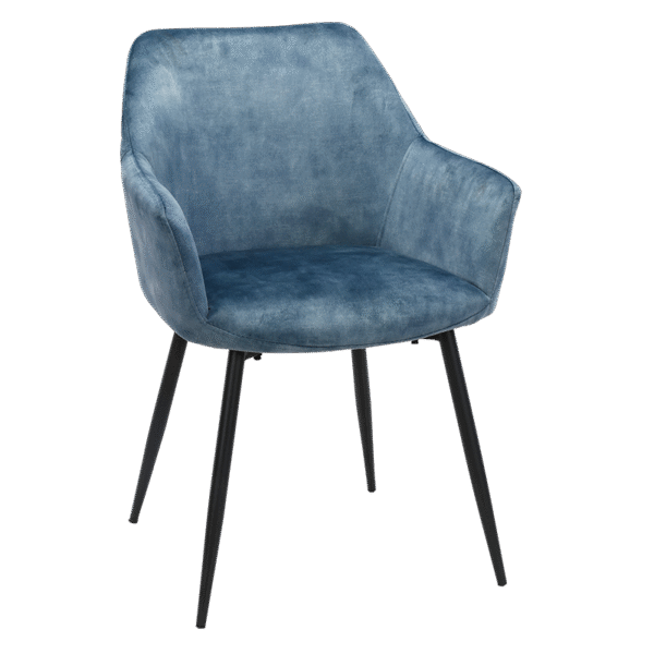 Трапезен стол TIPTON - син MJ 1