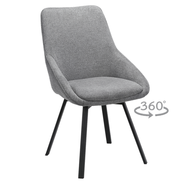 Трапезен стол WIGAN - сив BF 5