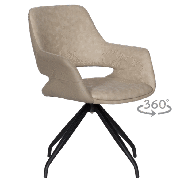 Трапезен стол WINSLOW - шампанско SF 2