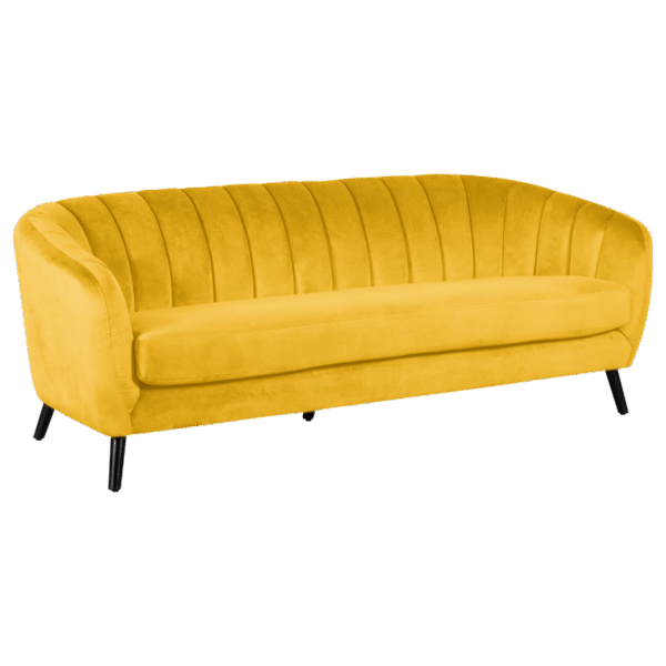 Триместно канапе GRETA - жълто HLR